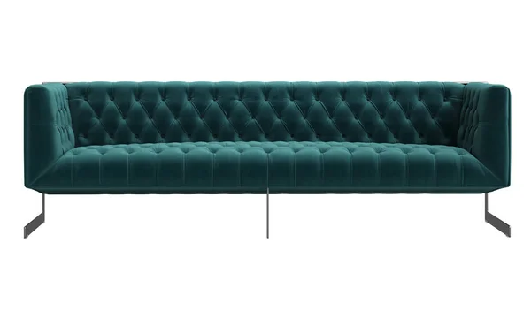 Klassisches Sofa Isoliert Auf Weißem Hintergrund Digitale Illustration Rendering — Stockfoto
