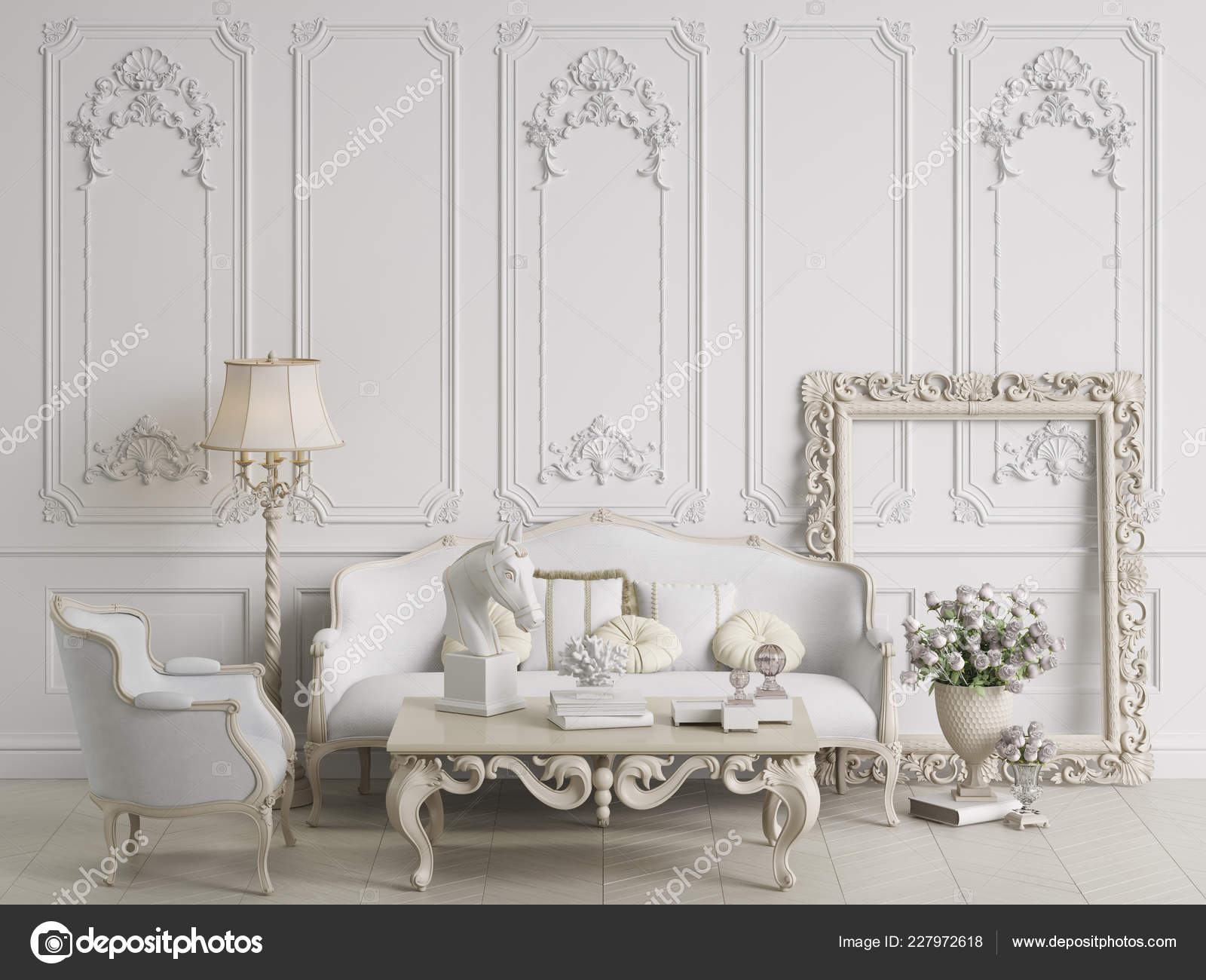White sale classic furniture
