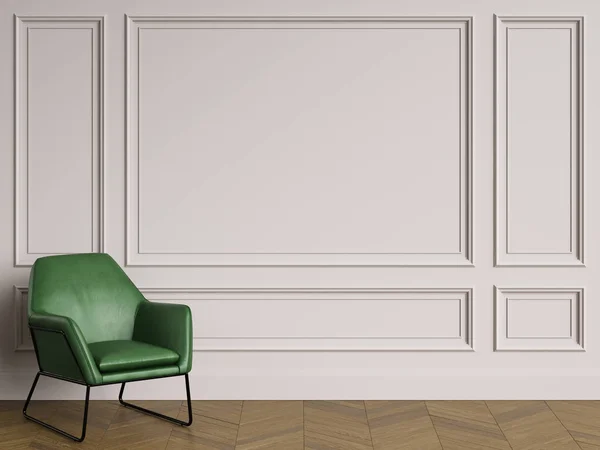 Fauteuil intérieur classique avec espace de copie — Photo