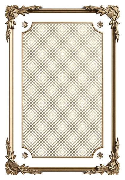 Klassieke moulding frame met ornament decor voor klassieke interieur — Stockfoto