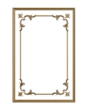 Klasik döküm çerçeve süsleme dekorlu klasik iç için 