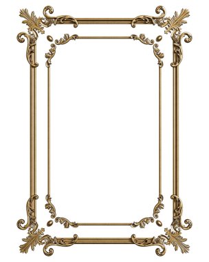 Klasik döküm çerçeve süsleme dekorlu klasik iç için 