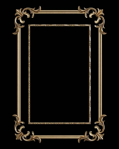 Klassieke moulding frame met ornament decor voor klassieke interieur — Stockfoto