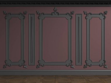 Kalıplar ile klasik iç cephe