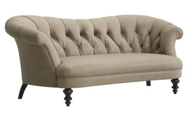 Beyaz arka plan üzerinde izole klasik sorguçlu koltuk. Dijital illustration.3d işleme