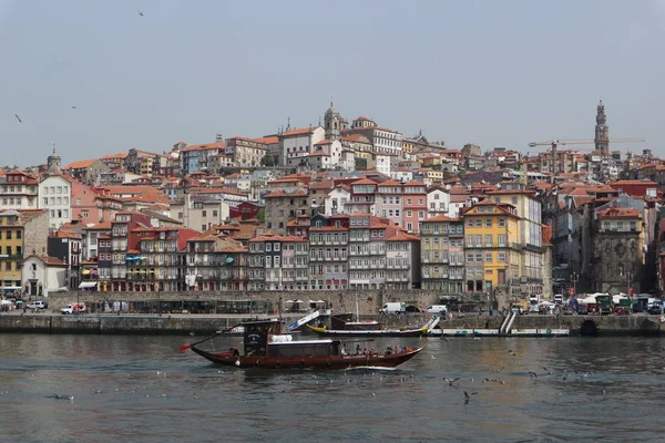 Porto Second Largest City Portugal Lisbon Located Douro River Estuary — Stock Photo, Image