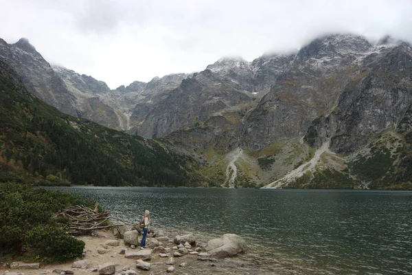 Morskie Oko Jest Największym Czwartym Najgłębszym Jeziorem Tatrach Polska — Zdjęcie stockowe