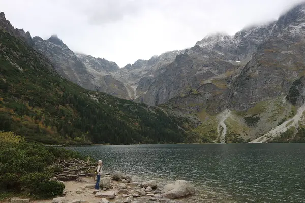 Morskie Oko Jest Największym Czwartym Najgłębszym Jeziorem Tatrach Polska — Zdjęcie stockowe