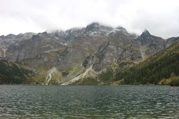 Морской Глаз Морской Глаз Morskie Oko Самое Большое Четвертое Глубине — стоковое фото