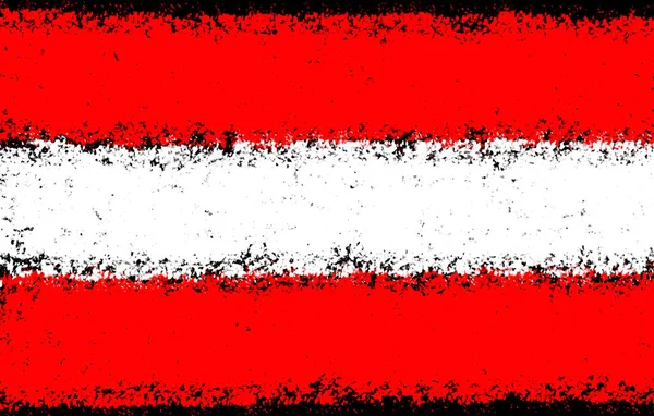 Австрийский Флаг Раскрашенный Спреем Черном Фоне — стоковое фото