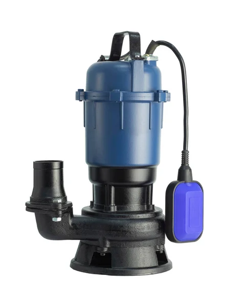 Drainage Fecal Submersible Pump Isolated White Background — Stock Photo, Image