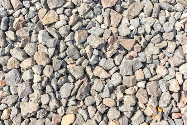 Crushed Stone Construction Site Breakstone Texture Background — Stock Photo, Image