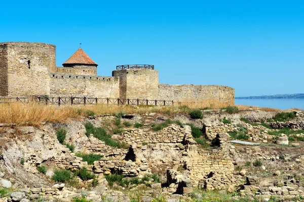 Akkerman Fortress Walls Bilhorod Dnistrovskyi Ukraine August 2020 — Stock Photo, Image