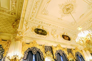 Rusya. Saint-Petersburg. 12 05 2017 yılda vurdu. Fotoğrafçı Andrey Mikhailov. Rönesans. Şimdi Faberge Müzesi Saint-Petersburg Üniversitesinde. Kraliyet Sarayı