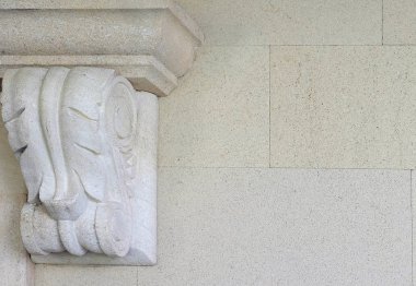 Sıva. Kapıları ve pencereleri çerçeveleme. Dekor doku