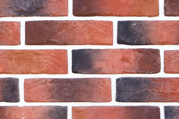 Silicate Brick Big Small Different Color Decorative Bricks Texture Walls — Stock Photo, Image