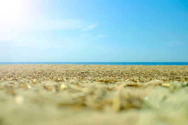 Playa Arena Verano Fondo Marino Concepto Vacaciones Verano — Foto de Stock