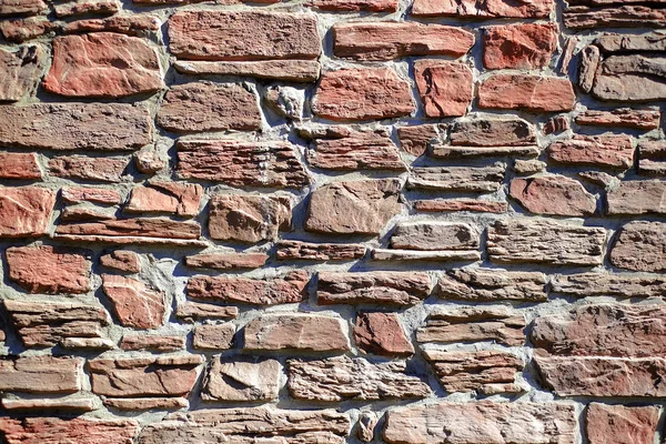 Bakstenen muur. Achtergrond van oude vintage bakstenen muur. — Stockfoto