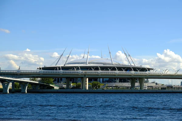 경기장 위에서요 상트페테르부르크 러시아 2020 — 스톡 사진
