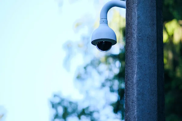 Surveillance cameras building facade closeup. Electronic circuit. The concept of security