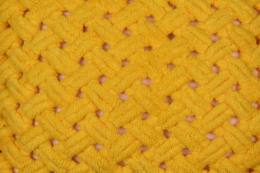 El yapımı ekose kumaş.