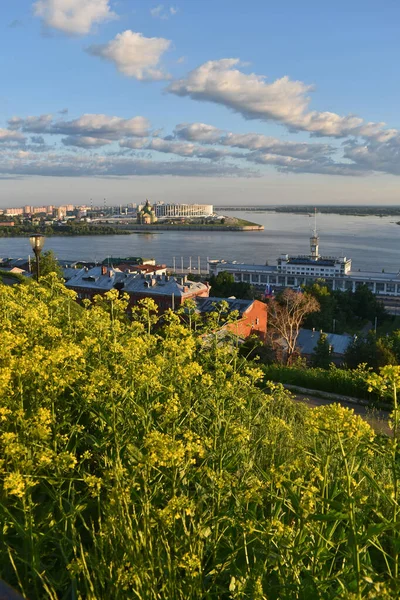 Panorama Nižního Novgorodu Nábřeží — Stock fotografie