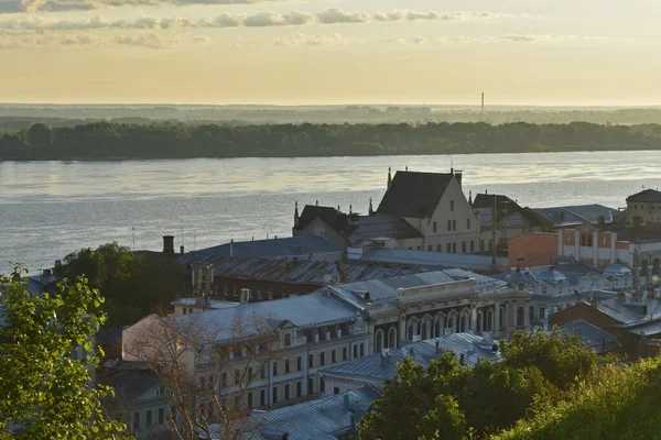 Nizhny Novgorod海滨全景 — 图库照片