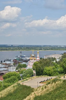 Yazın Nizhny Novgorod Panoraması