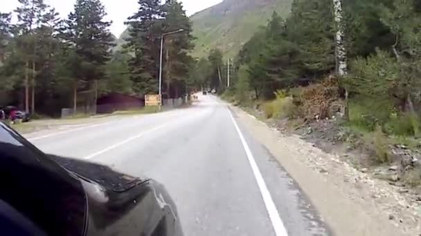 Auto Řídit Silnici Horách — Stock video