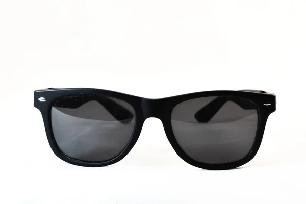 Fekete Napszemüveg Fehér Alapon — Stock Fotó