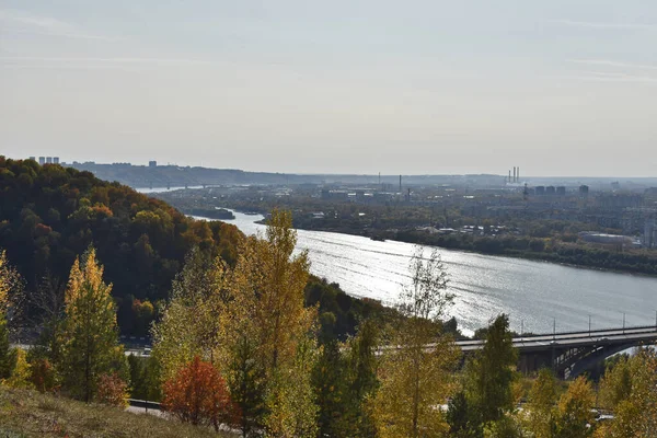 Kleurrijke Herfst Nizjni Novgorod — Stockfoto
