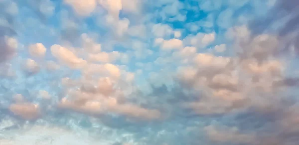 Blue Sky White Gray Clouds Rain — Stock Photo, Image