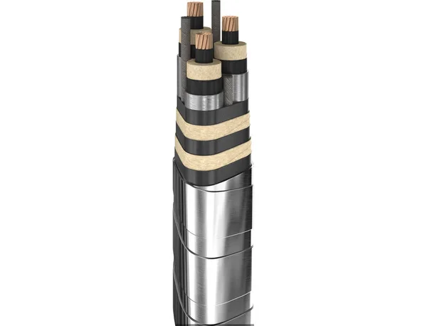 Güç kablosu ile kağıt emprenye yalıtım (bakır) kablo Asbg