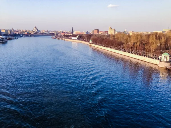 Rivière Moscou Dans Parc Gorky — Photo