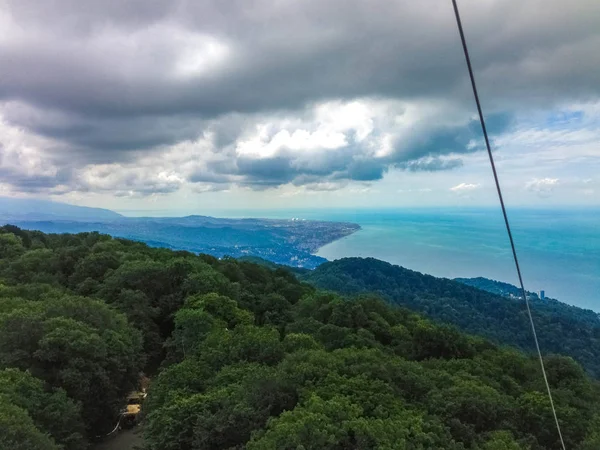 Schwarzes Meer Und Berge Russland — Stockfoto