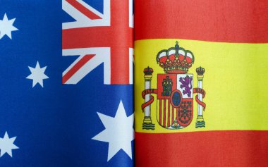Avustralya ve İspanya 'nın ulusal bayrakları