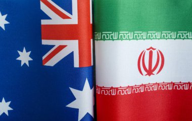 Avustralya ve İran 'ın ulusal bayrakları