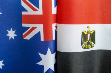 Avustralya ve Mısır 'ın ulusal bayrakları