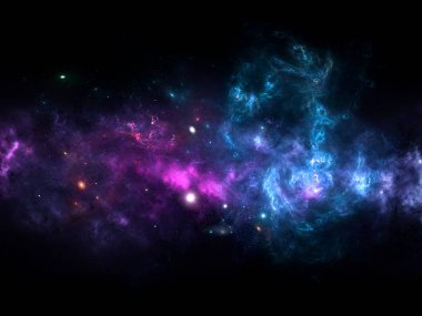 Gezegenler, galaksi, evren, yıldızlı gece gökyüzü, Evrendeki yıldızlar ve uzay tozu ile Samanyolu galaksisi, Uzun pozlama fotoğrafı, tahılile.