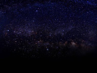 Gezegenler, galaksi, evren, yıldızlı gece gökyüzü, Evrendeki yıldızlar ve uzay tozu ile Samanyolu galaksisi, Uzun pozlama fotoğrafı, tahılile.