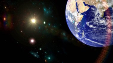 Gezegenler, galaksi, evren, yıldızlı gece gökyüzü, Evrendeki yıldızlar ve uzay tozu ile Samanyolu galaksisi, Uzun pozlama fotoğrafı, tahılile.