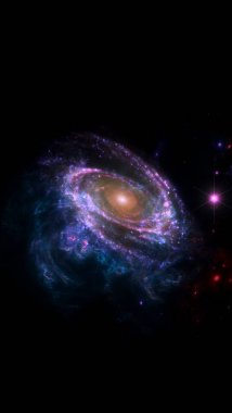 Galaksi milyonlarca ya da milyarlarca yıldızın gaz ve tozla birlikte yerçekiminin etkisiyle bir arada tutulduğu bir sistemdir..