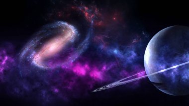 Gezegenler, galaksi, evren, yıldızlı gece gökyüzü, Evrendeki yıldızlar ve uzay tozu ile Samanyolu galaksisi, Uzun pozlama fotoğrafı, tahılile.