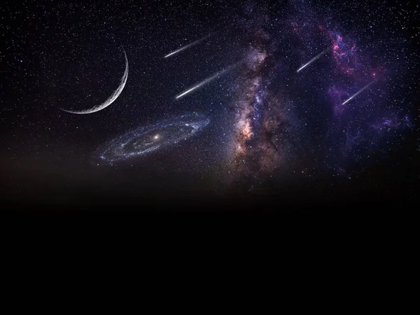Universum Alle Bestaande Materie Ruimte Beschouwd Als Een Geheel Kosmos — Stockfoto