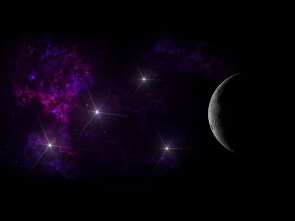 Universum Alla Existerande Materia Och Utrymme Betraktat Som Helhet Kosmos — Stockfoto