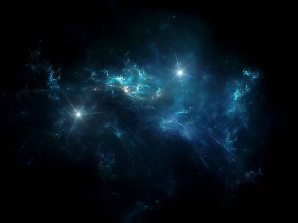 星空夜空 银河系与恒星和空间尘埃在宇宙中 长曝光照片 与谷物 — 图库照片