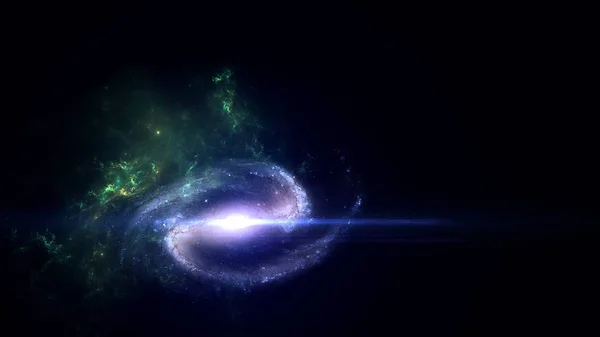 Πλανήτες Και Γαλαξίας Ταπετσαρία Επιστημονικής Φαντασίας Ομορφιά Του Βαθέων Χώρων — Φωτογραφία Αρχείου