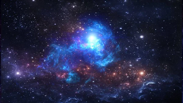Gezegenler ve galaksi, bilim kurgu duvar kağıdı. Uzayın derinliklerinde güzellik. Evrende milyarlarca galaksi Kozmik sanat arka plan