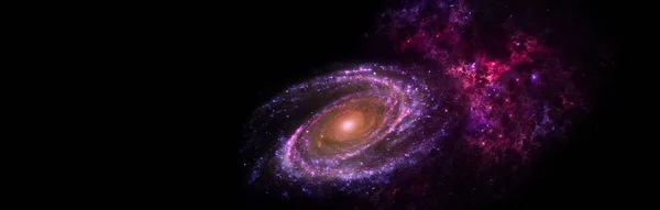 Universe all existing matter and space considered as a whole the cosmos.  scene with planets, stars and galaxies in outer space showing the beauty of space exploration.