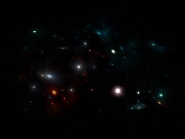 Gezegenler, galaksi, Evren, Yıldızlı gece gökyüzü, evrende yıldızlar ve uzay tozu ile Samanyolu galaksi